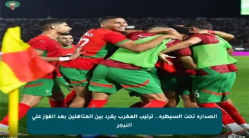 الصدارة تحت السيطرة.. ترتيب المغرب يغرد بين المتأهلين بعد الفوز على النيجر